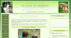 Desktop Screenshot of le-clos-du-pendays.com