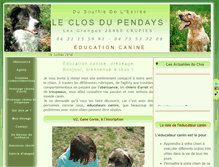 Tablet Screenshot of le-clos-du-pendays.com